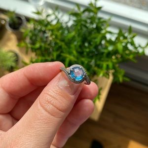 Pandora Synthetic Sapphire Ring